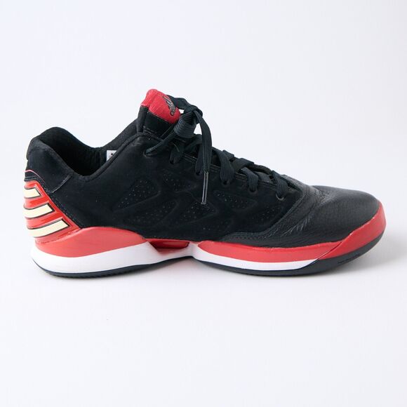 Men's adidas Rose 2.5 Low Chicago Bulls 'Away' Black/Red Basketball Shoes Size 8 - Picture 9 of 10